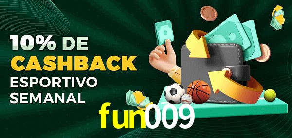 10% de bônus de cashback na fun009
